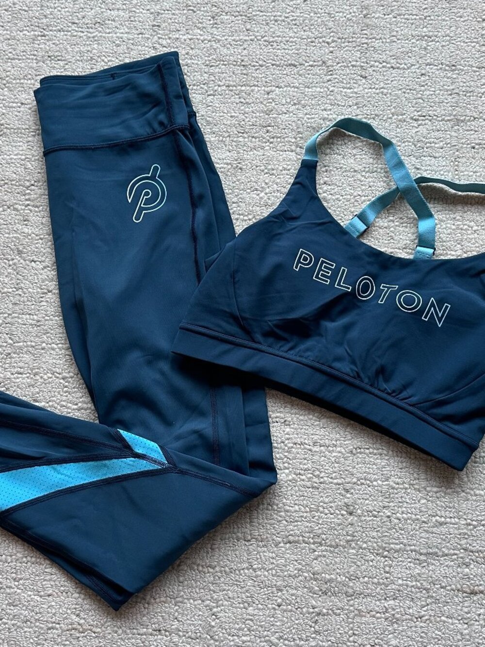 Size M Peloton Renewed Control Colorblock Bra & Leggings
